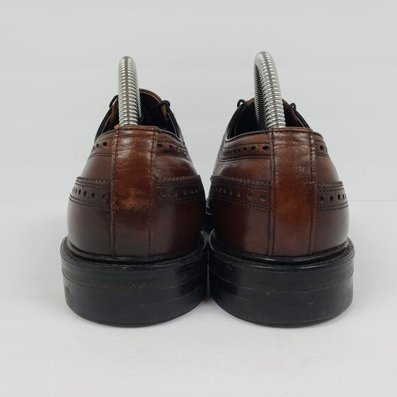 Freeman Free-Flex Mens Size 8.5 D Brown Leather Wingtip Oxford Formal Dress Shoe main image 11
